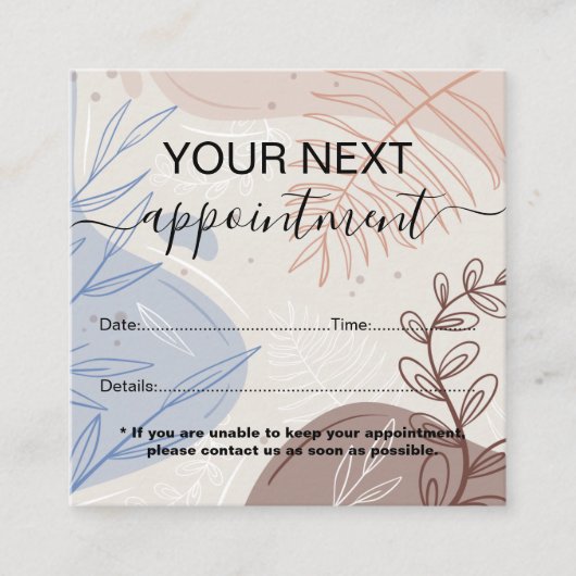 Carte De Rendez-vous Monstère tropicale boho moderne (Devant)