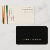 Carte De Rendez-vous Multicolor : un médecin pédiatrique branché (Devant / Derrière)