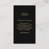 Carte De Rendez-vous Mystic Tarot maquillage ongles de cheveux Monogram (Dos)