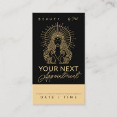 Carte De Rendez-vous Mystic Tarot maquillage ongles de cheveux Monogram (Devant)