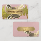 Carte De Rendez-vous Nail Polish | Manicure | Gold Foil (Devant / Derrière)