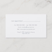 Carte De Rendez-vous Nature Branch Minimalist Appointment Cards (Dos)