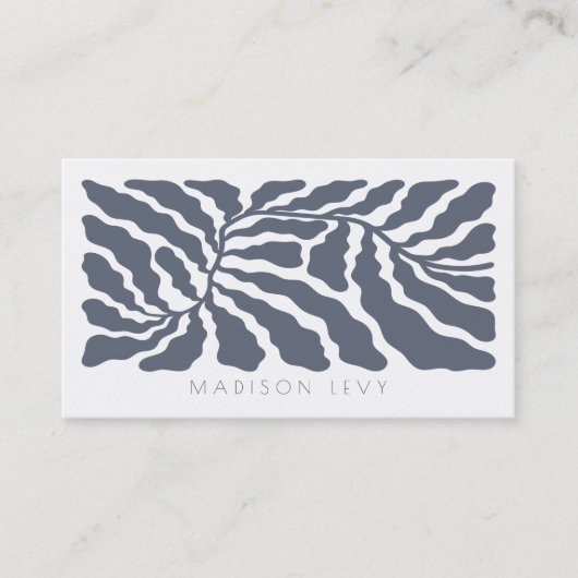 Carte De Rendez-vous Nature Branch Minimalist Appointment Cards (Devant)