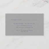 Carte De Rendez-vous Nature Branch Minimalist Appointment Cards (Dos)