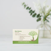 Carte De Rendez-vous Naturopathy, guérison holistique, thérapie d'arome (Debout devant)