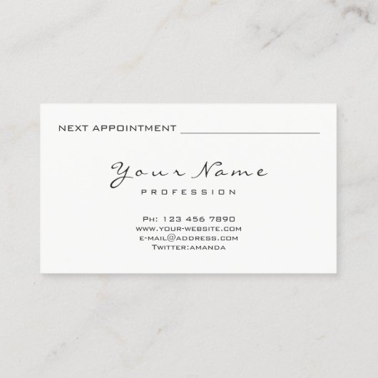 Carte De Rendez-vous Naturothérapie régime sain Ayuveda Logo vert (Dos)