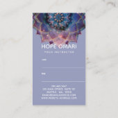 Carte De Rendez-vous Nebula Bloom | Mandala (Dos)