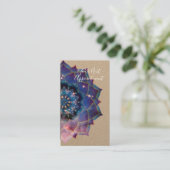 Carte De Rendez-vous Nebula Bloom | Mandala (Debout devant)