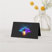 Carte De Rendez-vous Neon Firefly sur noir (Devant)