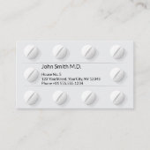 Carte De Rendez-vous Nettoyer la boîte à comprimés pilules Professionne (Devant)