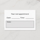 Carte De Rendez-vous Nomination d'un entraîneur professionnel agréé en (Dos)