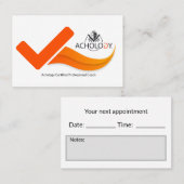 Carte De Rendez-vous Nomination d'un entraîneur professionnel agréé en (Devant / Derrière)