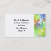 Carte De Rendez-vous Nomination Médicale Abstraite (Dos)