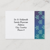 Carte De Rendez-vous Nomination Médicale Floral moderne (Dos)