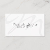 Carte De Rendez-vous Nomination professionnelle moderne en noir et blan (Devant)