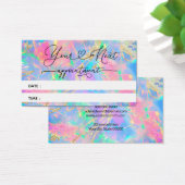 carte de rendez-vous opal couleur néon (Bureau)