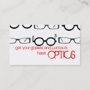 CARTE DE RENDEZ-VOUS OPTIQUE
