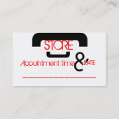 CARTE DE RENDEZ-VOUS OPTIQUE (Dos)