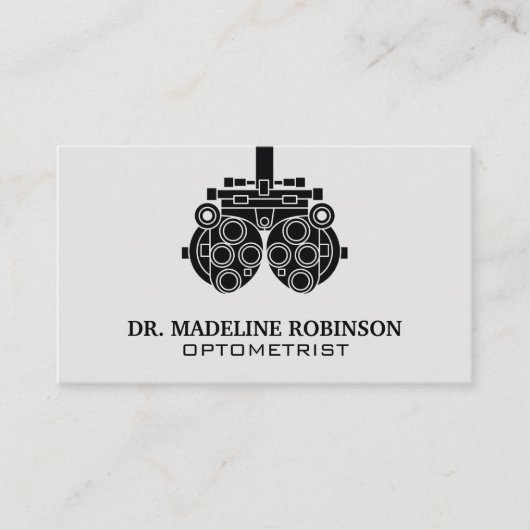 Carte De Rendez-vous Optométriste | Docteur Médicale | Technologie (Devant)