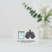 Carte De Rendez-vous Optométriste | Équipement | Tableau des yeux (Debout devant)