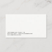 Carte De Rendez-vous Optométriste | Équipement | Tableau des yeux (Dos)