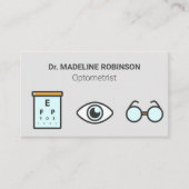 Carte De Rendez-vous Optométriste | Graphique Médicale (Devant)