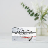 Carte De Rendez-vous Optométriste | Lunettes de prescription (Debout devant)