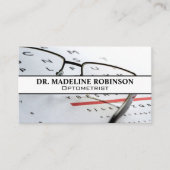 Carte De Rendez-vous Optométriste | Lunettes de prescription (Devant)