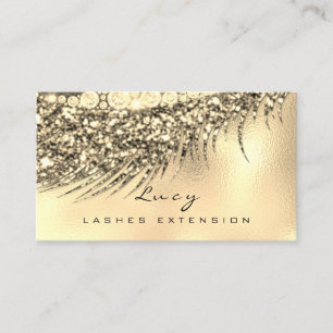 Carte De Rendez-vous Or fascinant en verre de parties scintillantes de