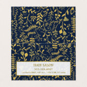 Carte de rendez-vous Oriental Gold Boho (Extérieur déplié)