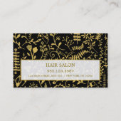 Carte de rendez-vous Oriental Gold Boho (Dos)