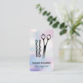 Carte De Rendez-vous Outils de coiffeur | Boke (Debout devant)