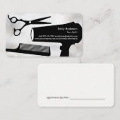 Carte De Rendez-vous Outils de coupe de cheveux | Beauté des femmes (Devant / Derrière)