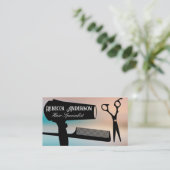 Carte De Rendez-vous Outils de coupe de cheveux | Salon (Debout devant)