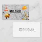 Carte De Rendez-vous Outils et équipement de construction (Devant / Derrière)