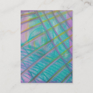 Carte De Rendez-vous P34 Art Abstrait Coloré Unique