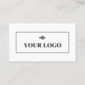 Carte De Rendez-vous Palette rétro rose chaud noir votre logo (Dos)