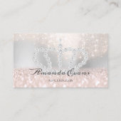 Carte De Rendez-vous Parties scintillant brillante Artiste maquillage A (Devant)