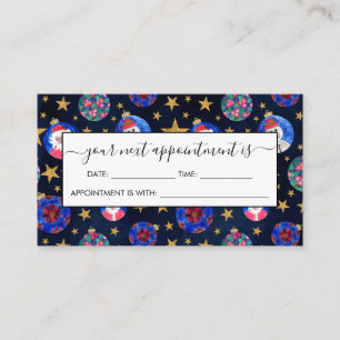 Carte De Rendez-vous Parties scintillant d'or Festive Étoiles Ornements