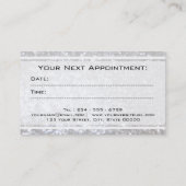 carte de rendez-vous parties scintillant en faux a (Dos)