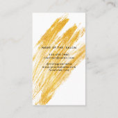 Carte De Rendez-vous Parties scintillant moderne élégante à vague (Dos)