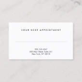 Carte De Rendez-vous Parties scintillant Papillon Holographique Salon R (Dos)