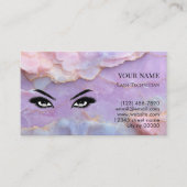 Carte De Rendez-vous Pastel Marble Lash Before care Appointment Card (Devant)