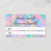 carte de rendez-vous pastel opal (Devant)