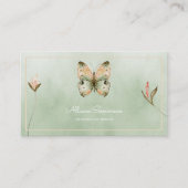 Carte de rendez-vous Pastel Toned Tranquil Butterf (Devant)