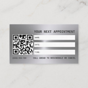 Carte De Rendez-vous Paw Chien Argent sur le service Grossiste pour Ani