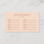 Carte De Rendez-vous Pêche, Minimale, Élégante, Salon, Code QR (Dos)