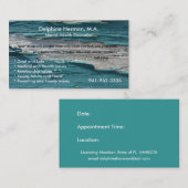 Carte De Rendez-vous Peignez la peau 3-8 (Devant / Derrière)