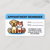 Carte De Rendez-vous Pet Business Appointment Card (Devant)