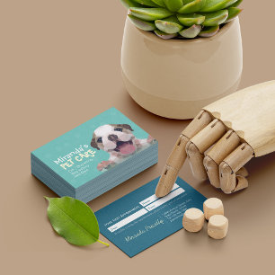Carte De Rendez-vous Petit Pog Chien Soins pour animaux de compagnie Gr